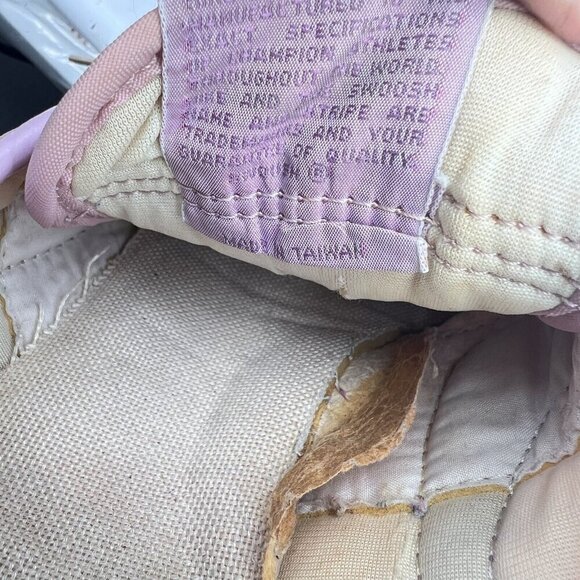 Vintage Nike Training Women Size 8 Light Purple Suede Sneakers Made in Taiwan - Picture 11 of 12